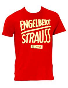 T-shirt Engelbert Strauss e.s czerwono żółta